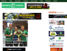 Tablet Screenshot of esportejundiai.com